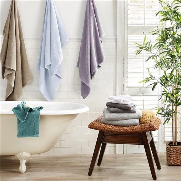 100% Cotton Bath Towels, Piece Set -2 Bath Towels, Hand Towels